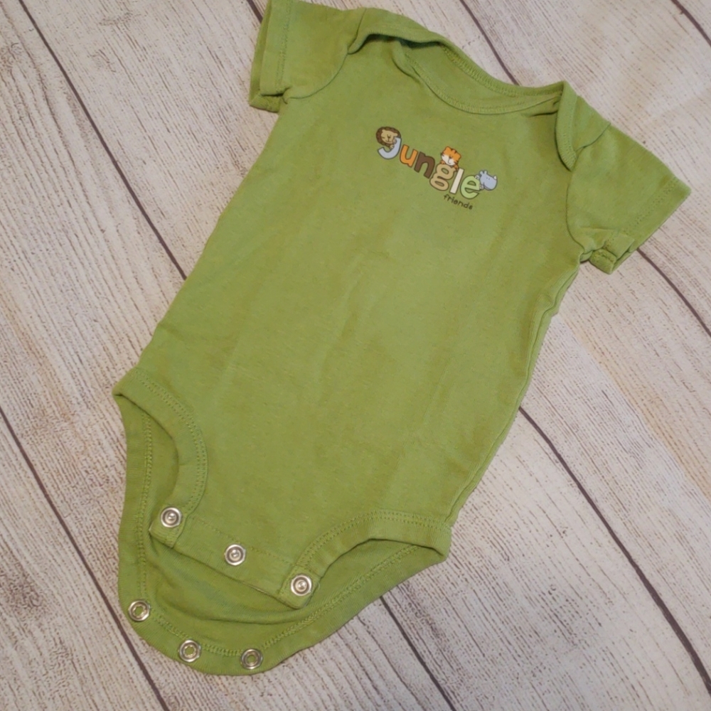 Carter's green onesie